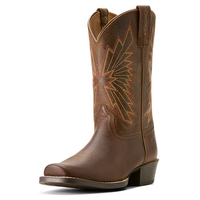 Ariat Youths Decatur Western Boots (10053623) Honey Bee