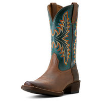 Ariat Mens Renegade Western Boots (10053696) Vintage Oak/Deep Teal