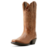 Ariat Womens Round Up Square Toe Boots (10053733) Ready Russet