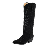 Roper Womens Starburst Western Boots (21556470) Black