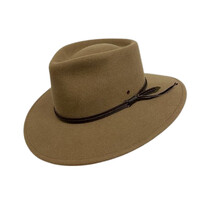 Statesman Unisex Barossa Wool Felt Hat (S2276776) Sand