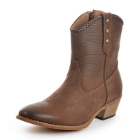 Pure Western Womens Houston Western Boots (P0W28358) Brown [SD]