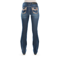 Pure Western Womens Emma Bootcut Jeans - 32 Leg (PCP2208316) Indigo