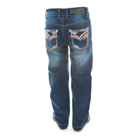 Pure Western Girls Emma Bootcut Jeans (PCP5201316) Indigo