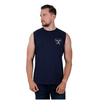Pure Western Mens Austin Muscle Tank (P3S1510770) Navy [SD]