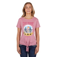 Pure Western Womens Harper S/S Tee (P4S2559995) Rose