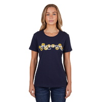 Pure Western Womens Frankie S/S Tee (P4S2598994) Navy