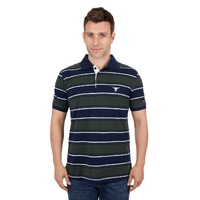 Pure Western Mens Carl S/S Polo (P4S1505968) Navy/Green