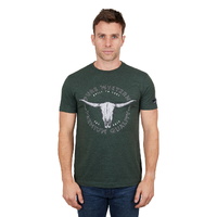 Pure Western Mens Enzo S/S Tee (P4S1503960) Green Marle