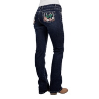 Pure Western Womens Zoe Bootcut Jeans - 34 Leg (PCP2208849) Midnight