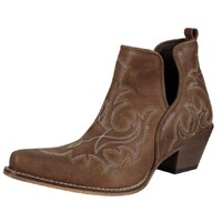 Pure Western Womens Bodie Western Boots (P4S28466) Brown