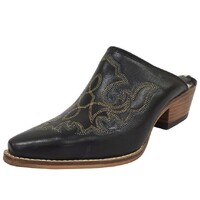 Pure Western Womens Gleeson Mule Shoes (P4S28467) Black