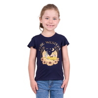 Pure Western Girls Ariana S/S Tee (P4S5577862) Navy