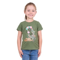 Pure Western Girls Camilla S/S Tee (P4S5576863) Green