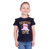 Pure Western Girls Audrey S/S Tee (P4S5576861) Navy