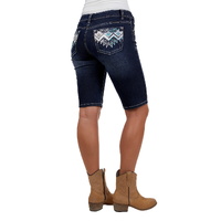 Pure Western Womens Serena Shorts (PCP2306855) Texas Sky