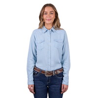 Pure Western Womens Wanda L/S Shirt (P5W2127060) Blue