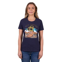 Pure Western Womens Renee S/S Tee (P5W2598009) Navy