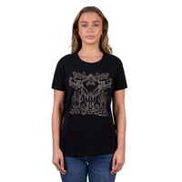 Pure Western Womens Jocelyn S/S Tee (P5W2598012) Black