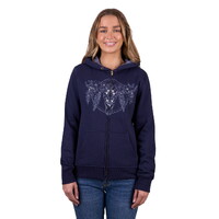 Pure Western Womens Edna Zip Through Hoodie (P5W2501028) Navy