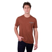 Pure Western Mens Mack S/S Tee (P5W1503876) Rust