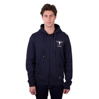 Pure Western Mens Carl Zip Through Hoodie (P5W1710881) Navy