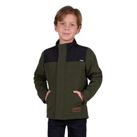 Pure Western Boys Ralph Jacket (P5W3703883) Green/Black