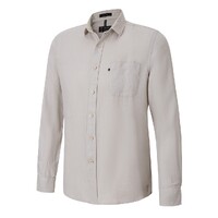 Ritemate Mens Pilbara Classic Fit Linen L/S Shirt (RMPC055) Flax