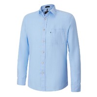 Ritemate Mens Pilbara Classic Fit Linen L/S Shirt (RMPC055) Sky