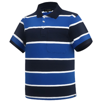 Ritemate Mens Pilbara Classic Cotton S/S Polo (RMPC113) Cobalt Blue/French Navy/White