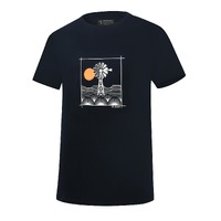 Ritemate Mens Pilbara Sunset Crew Neck S/S Tee (RMPC125) French Navy