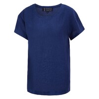 Ritemate Womens Pilbara Linen S/S Tee (RMPC131) Navy