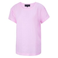 Ritemate Womens Pilbara Linen S/S Tee (RMPC131) Pink