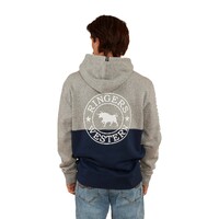 Ringers Western Mens Hahndorf Hoodie (123055RW) Grey Marle/Navy