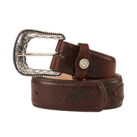 Ringers Western Unisex Longreach Belt (723110RW) Coffee [GD]