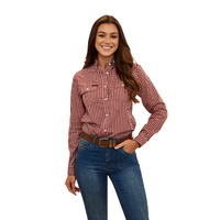 Ringers Western Womens Kacey L/S Dress Shirt (222119RW) Cedar [GD]