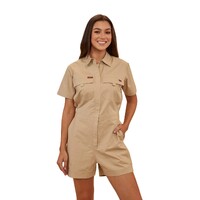 Ringers Western Womens Astrid S/S Coveralls (222035RW) Camel [GD]