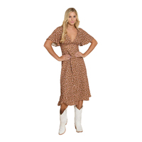 Ringers Western Womens Posie Midi Dress (222133RW) Toffee [GD]