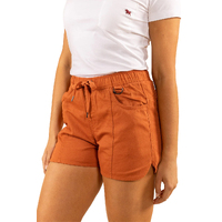 Ringers Western Womens Tora Heavy Weight Rugger Shorts (220239RW) Rust [GD]