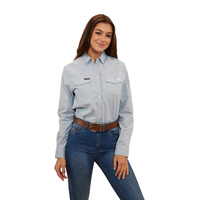 Ringers Western Womens Silverlake Western L/S Shirt (222120RW) Chambray [GD]