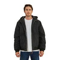 Ringers Western Mens Sinclair Canvas Jacket (123032RW) Black