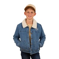 Ringers Western Childrens Boston Denim Jacket (324001RW) Mid Wash Blue