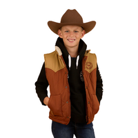 Ringers Western Childrens Kynuna Puffer Vest (324015RW) Tobacco/Tan