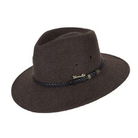 Thomas Cook Wanderer Crushable Hat (TCP1974002) Dark Brown Marle