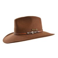 Thomas Cook Fitzroy Wool Felt Hat (TCP1907HAT) Dark Fawn [GD]