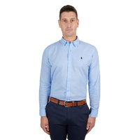 Thomas Cook Mens Linen Tailored L/S Shirt (T4S1122045) Light Blue