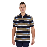 Thomas Cook Mens Troy S/S Polo (T4S1509025) Navy/Tan