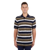 Thomas Cook Mens Matteo S/S Polo (T4S1504018) Navy/Tan