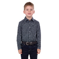 Thomas Cook Boys Cade L/S Shirt (T4S3139047) Navy/Blue [SD]