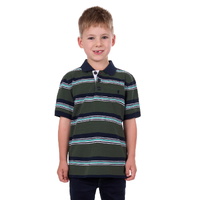 Thomas Cook Boys Axel S/S Polo (T4S3509020) Dark Green/Navy [SD]